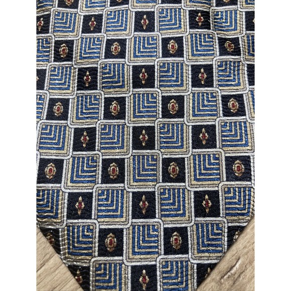 Van Heusen All Silk Mens Necktie Brown - Picture 2 of 4